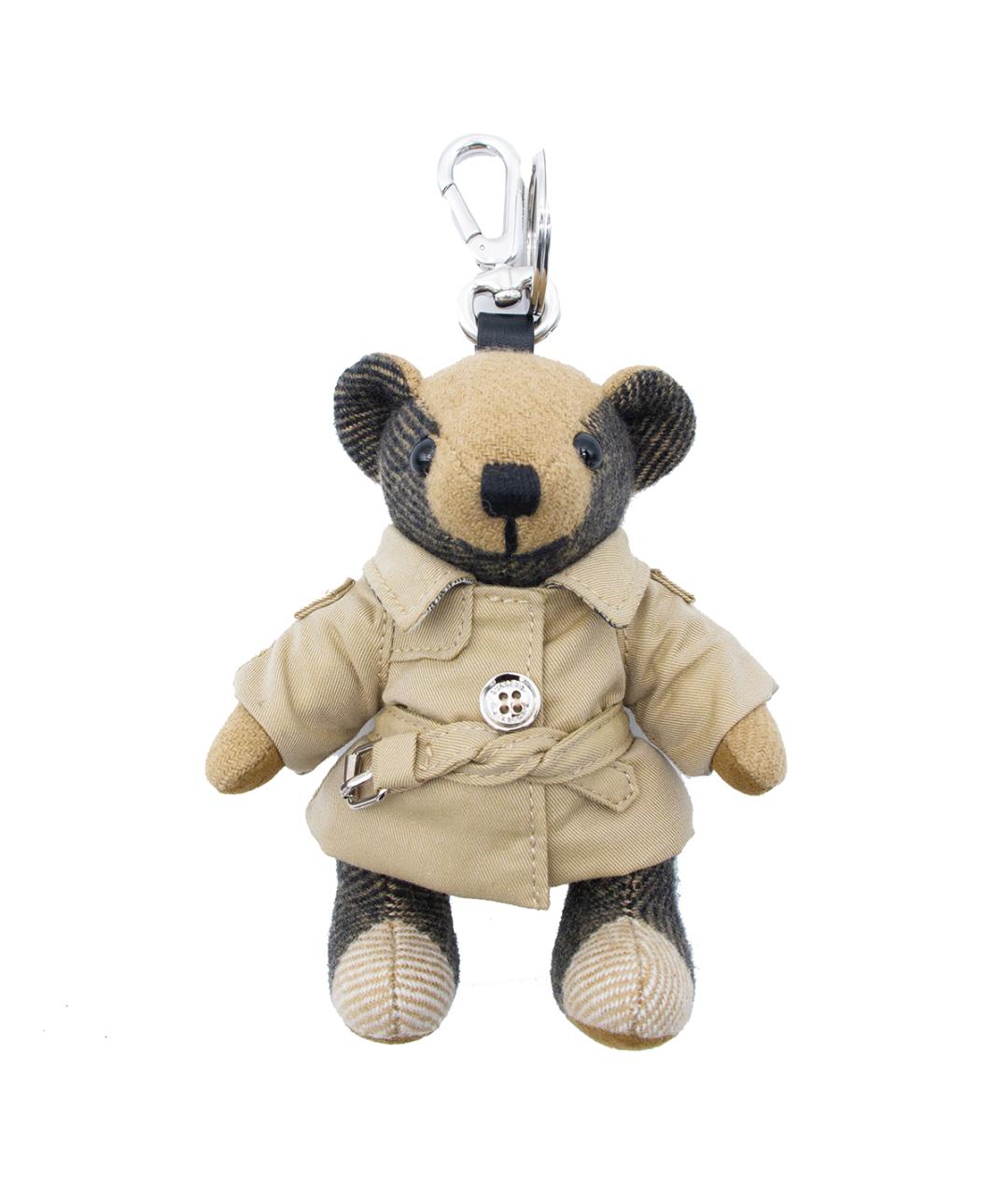 BURBERRY Бежевый брелок, фото 1