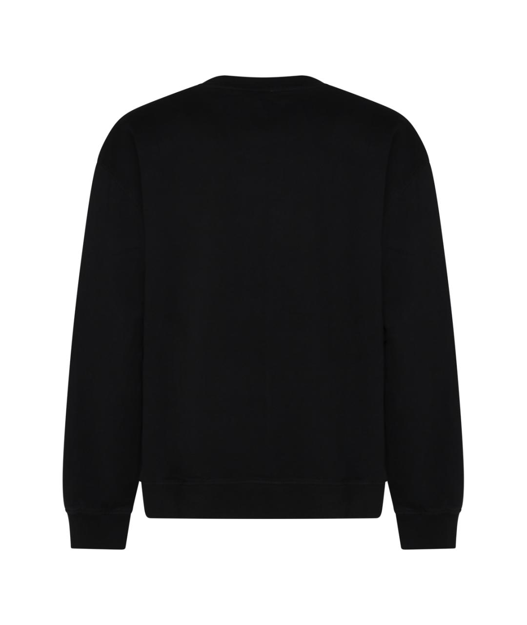 DIESEL Черный хлопковый джемпер / свитер, фото 2