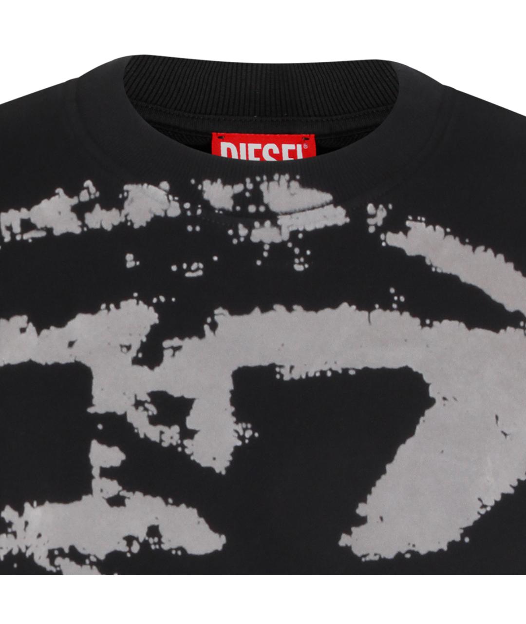 DIESEL Черный хлопковый джемпер / свитер, фото 3