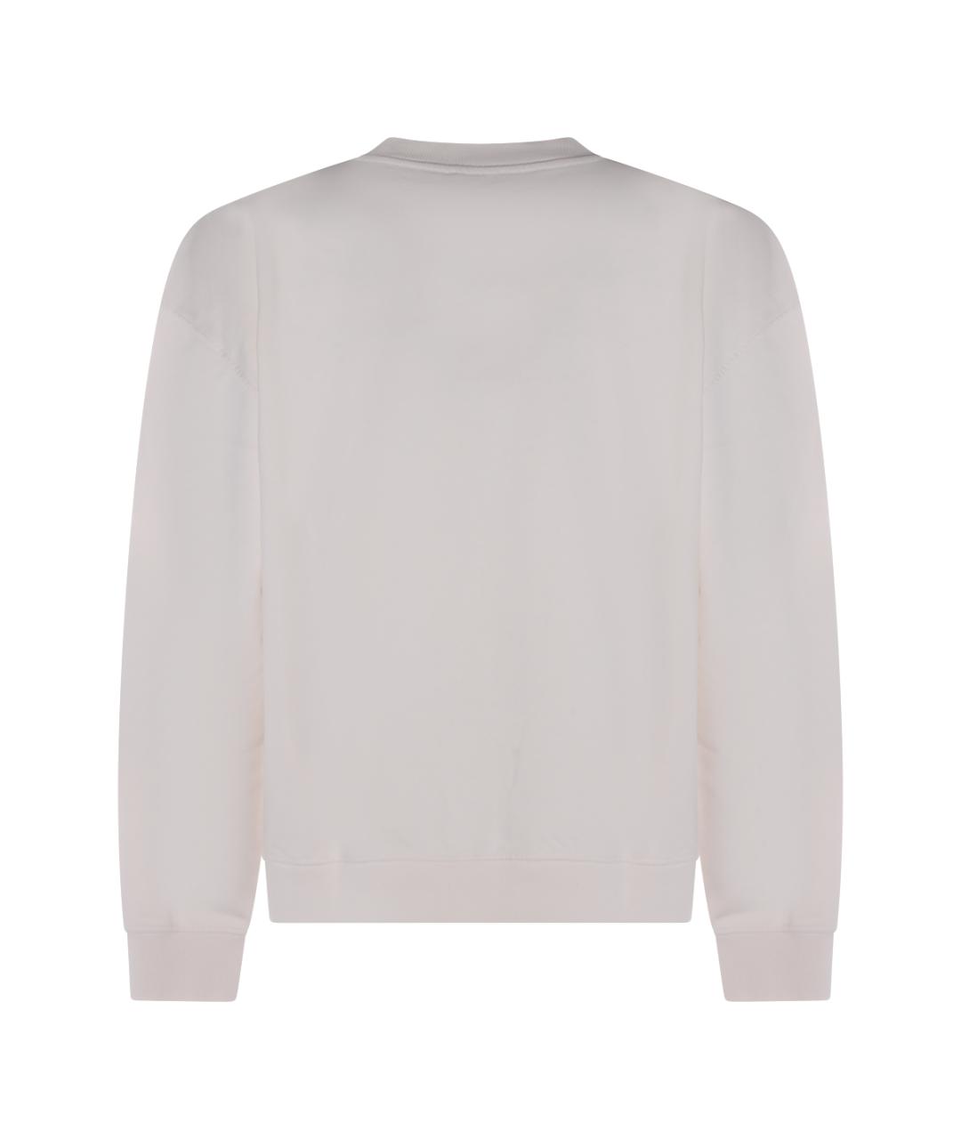 DIESEL Белый хлопковый джемпер / свитер, фото 2