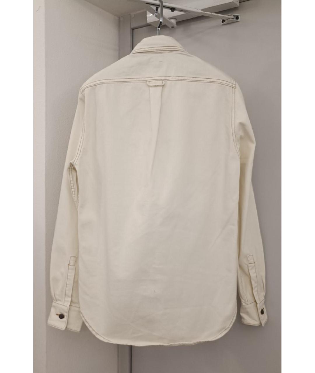 MAGDA BUTRYM Бежевая хлопковая рубашка, фото 2