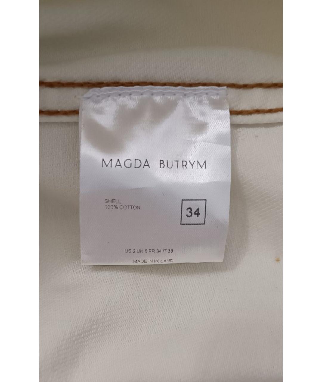 MAGDA BUTRYM Бежевая хлопковая рубашка, фото 3