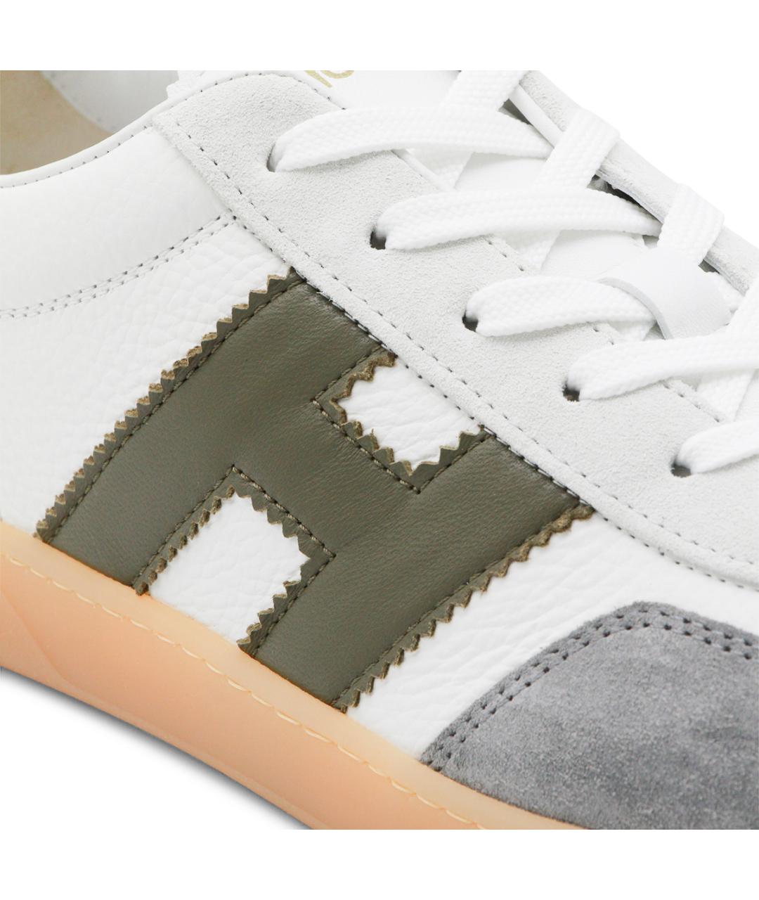 HOGAN Мульти кожаные низкие кроссовки / кеды, фото 4