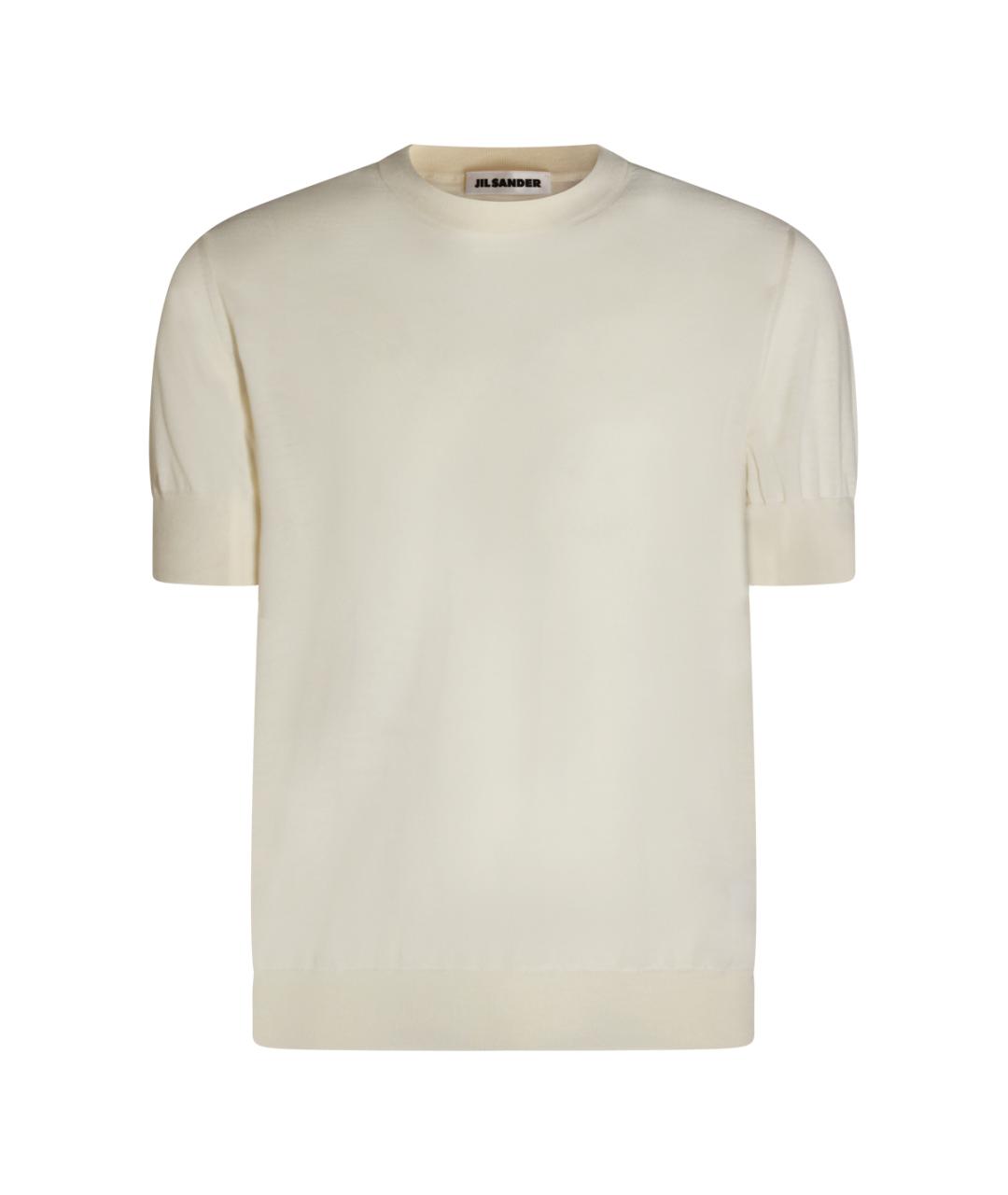 JIL SANDER Белая футболка, фото 1