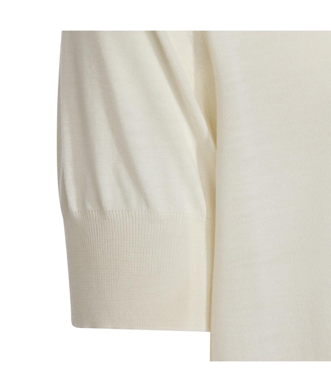 JIL SANDER Белая футболка, фото 3