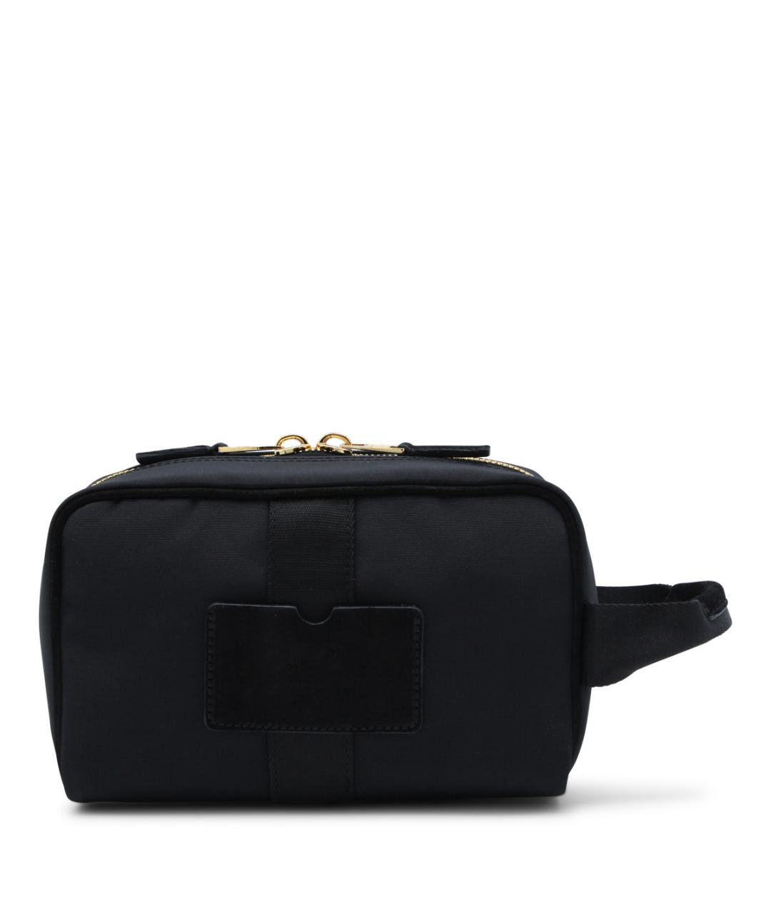 MOSCHINO Черная синтетическая барсетка, фото 3