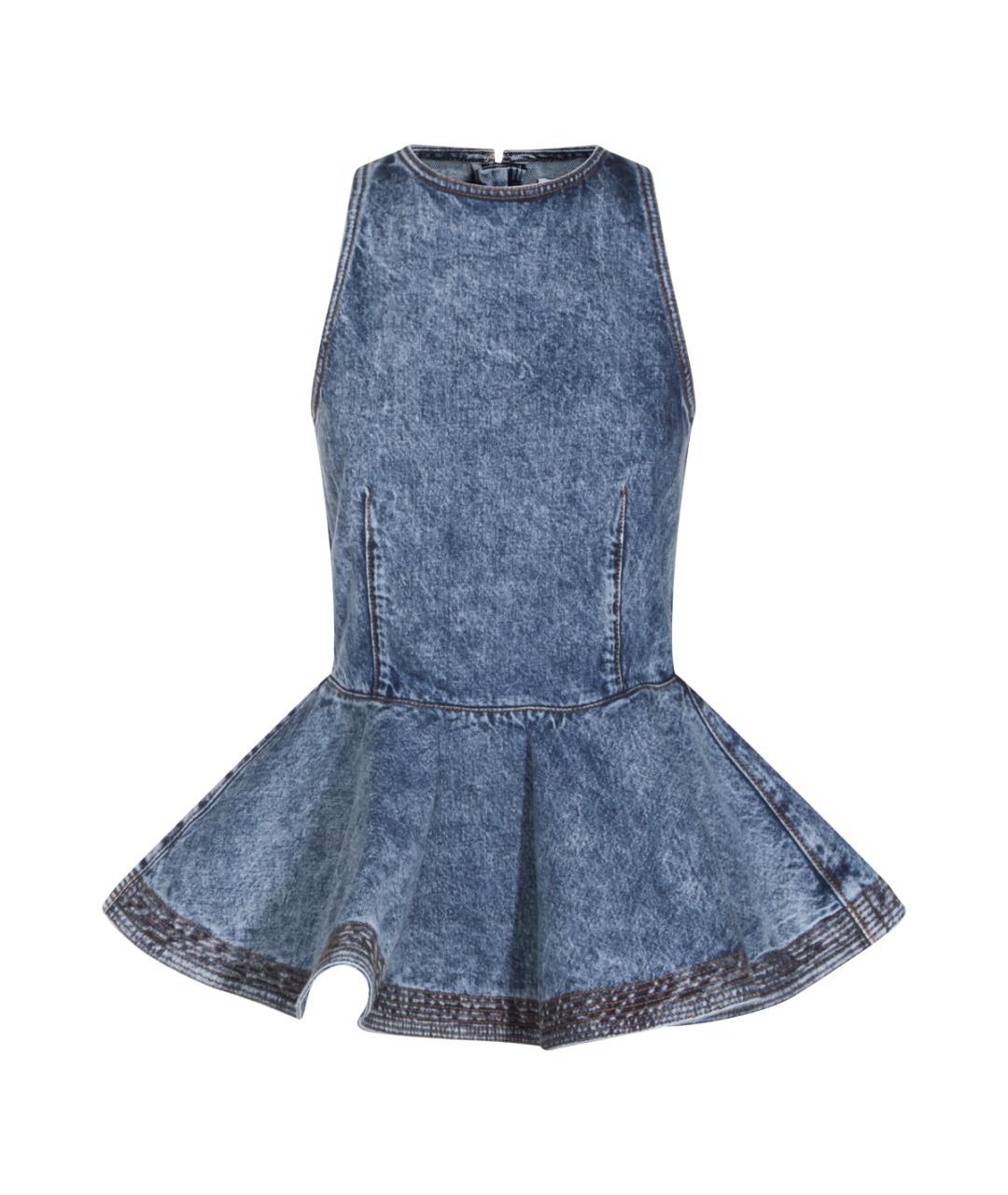 ALAIA Голубая хлопковая блузы, фото 1