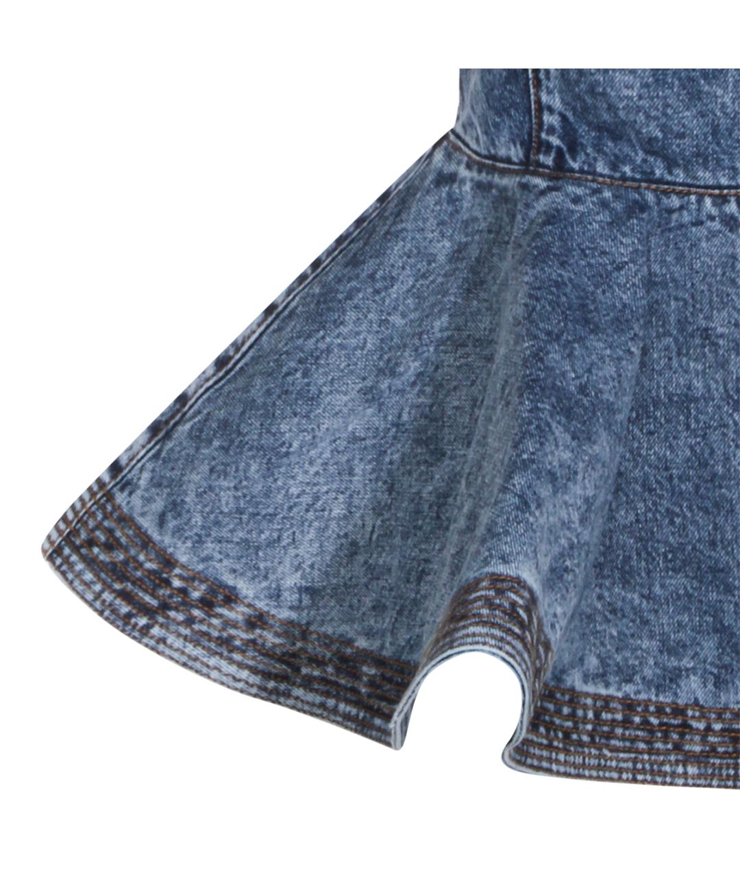 ALAIA Голубая хлопковая блузы, фото 3