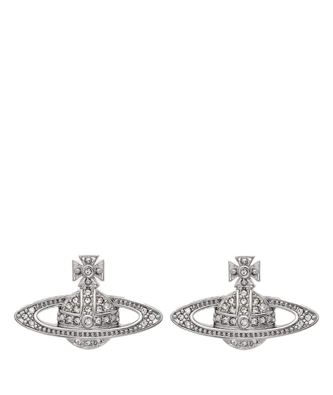 VIVIENNE WESTWOOD Серебряные металлические серьги, фото 1