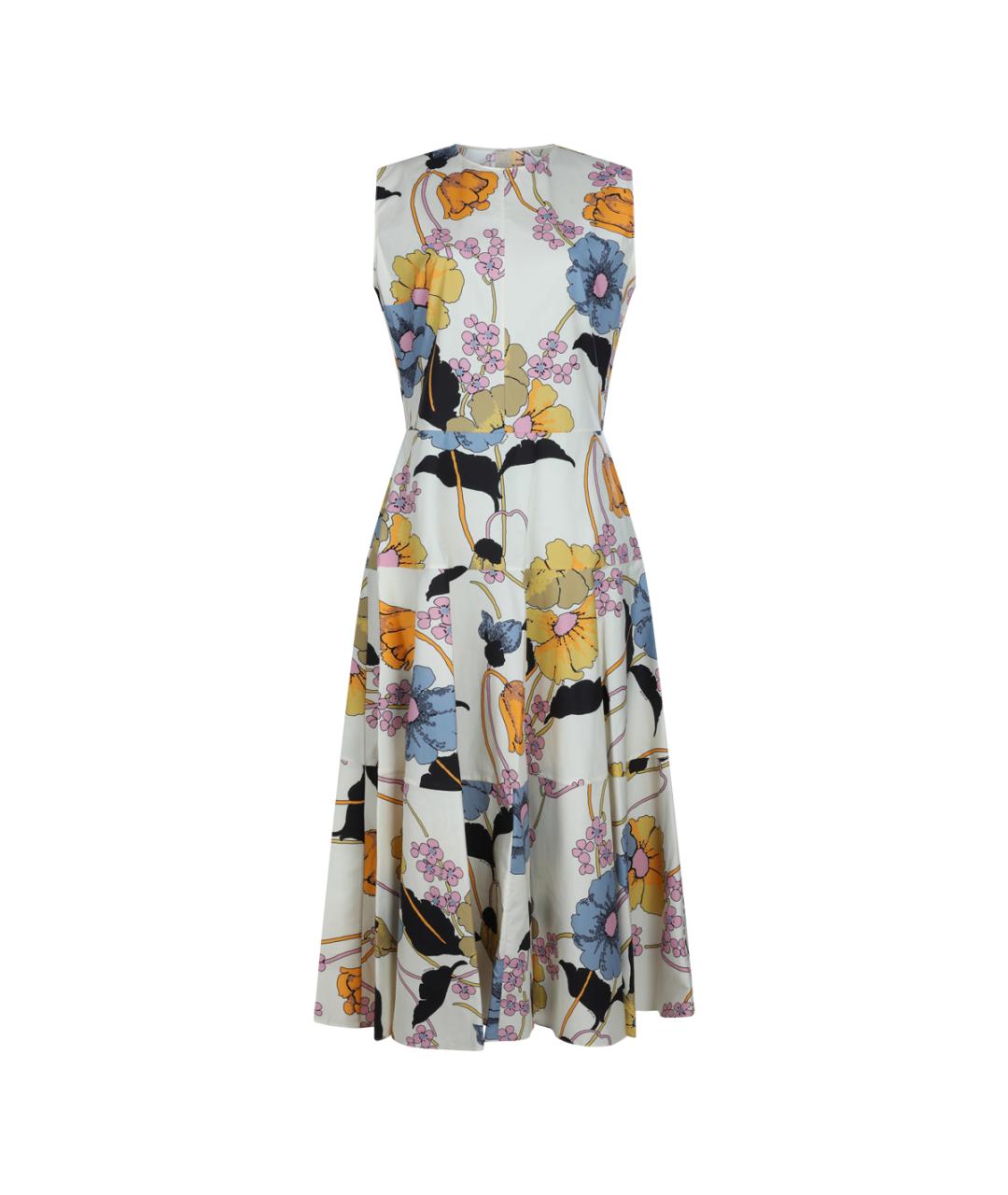 MARNI Мульти хлопковое повседневное платье, фото 1