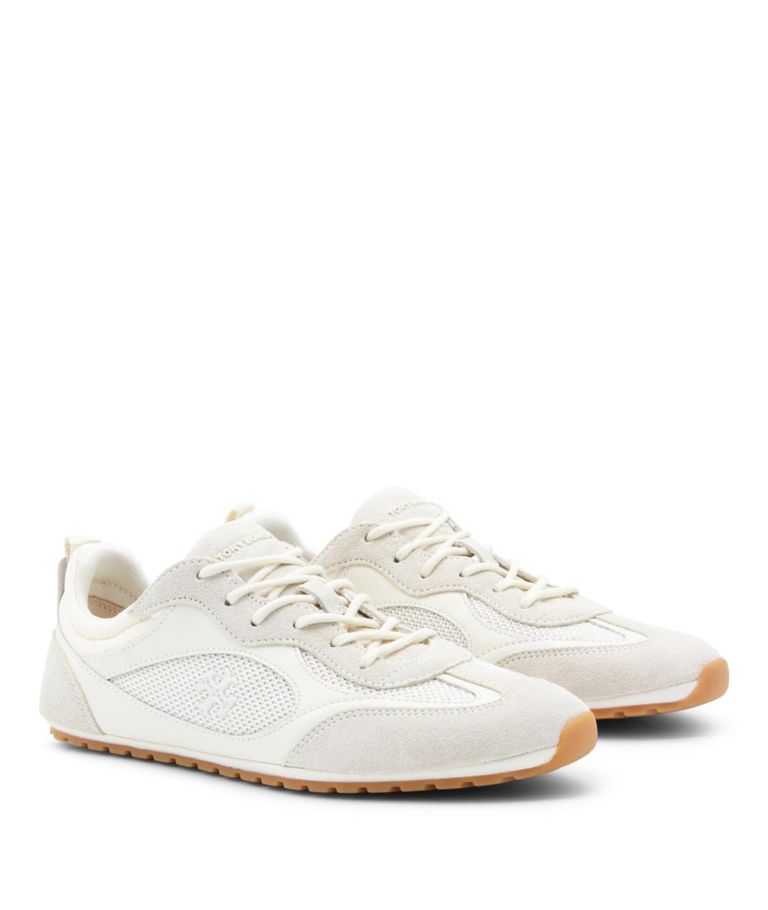 TORY BURCH Белые замшевые кроссовки, фото 2