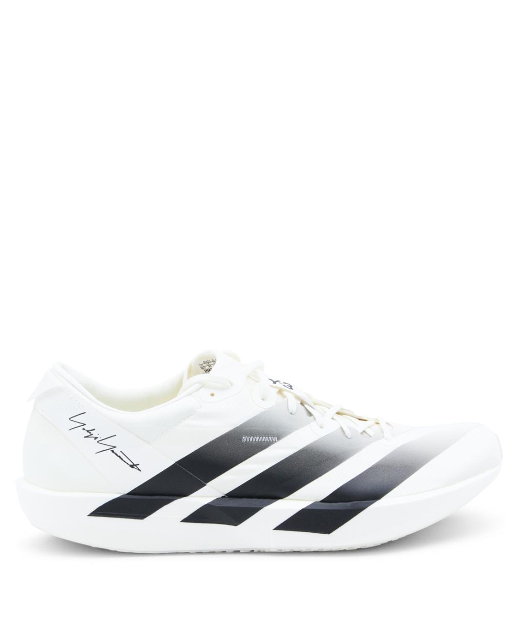 Y-3 Белые кожаные низкие кроссовки / кеды, фото 1