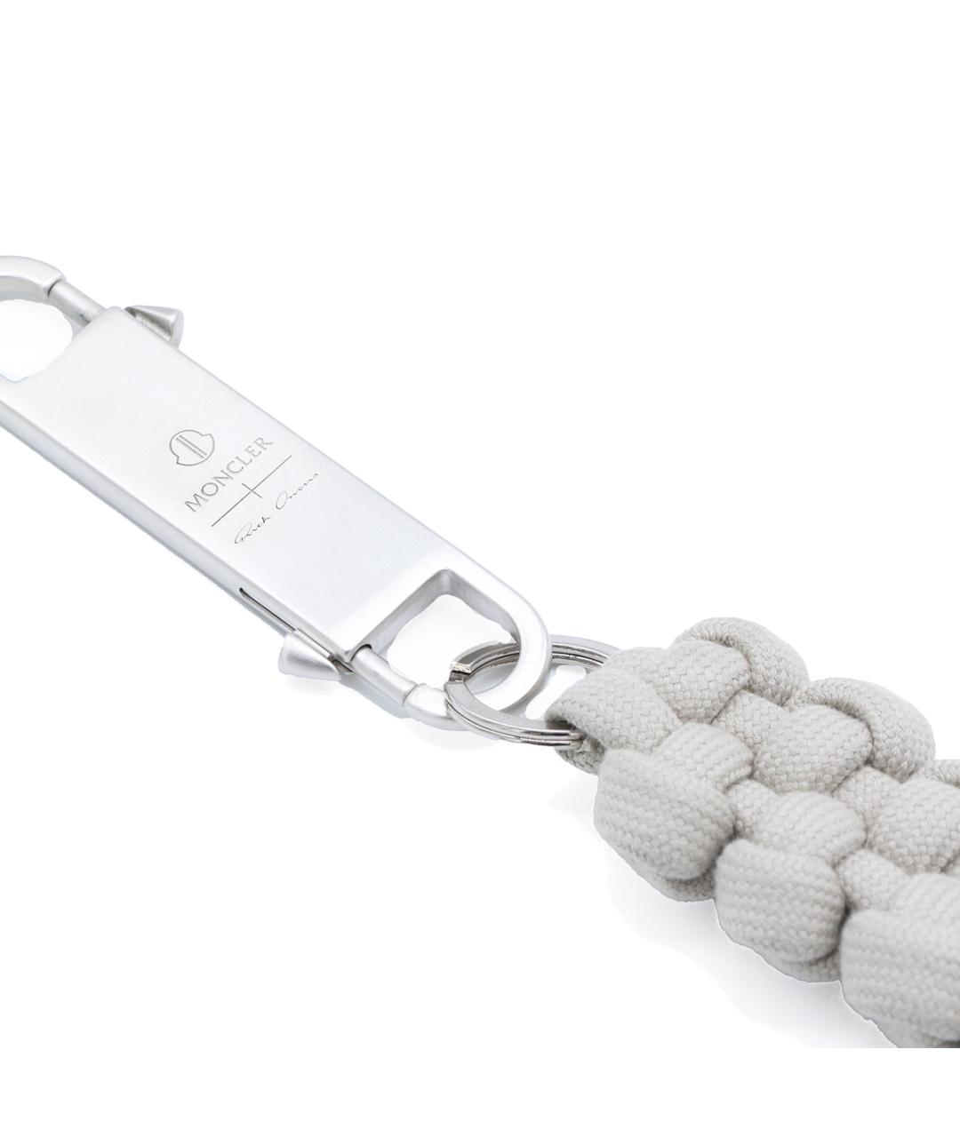 MONCLER Белый брелок, фото 2