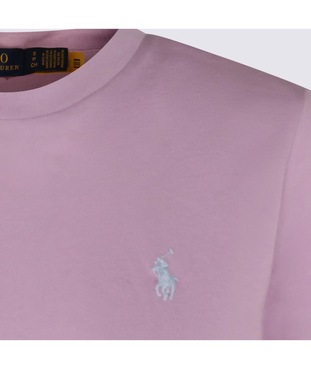 POLO RALPH LAUREN Розовая хлопковая футболка, фото 4