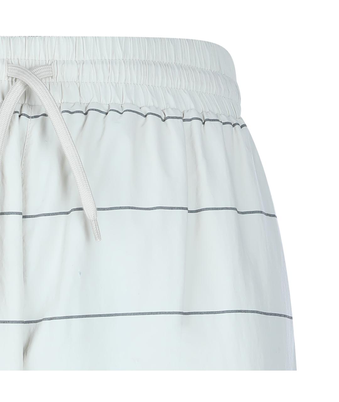 BALENCIAGA Белые синтетические повседневные брюки, фото 3