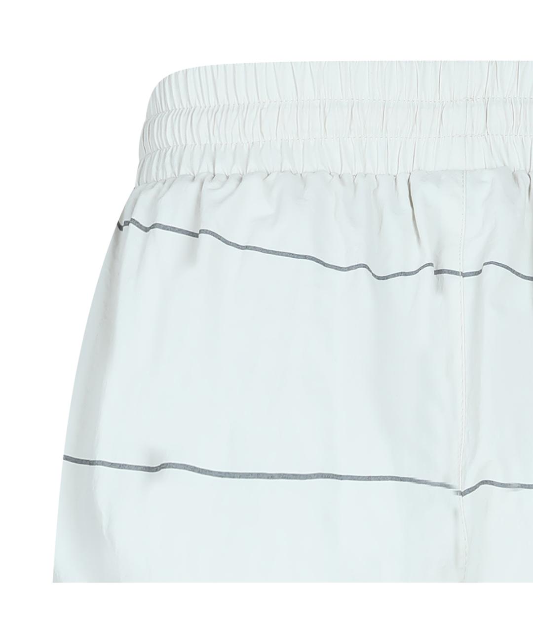 BALENCIAGA Белые синтетические повседневные брюки, фото 4