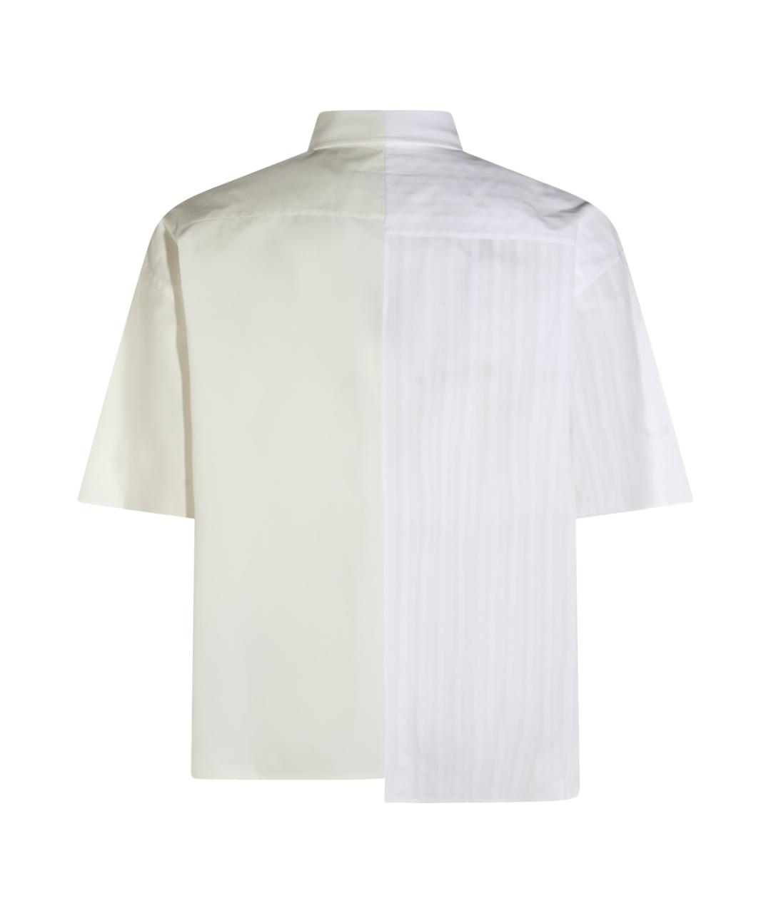 MM6 MAISON MARGIELA Белая хлопковая классическая рубашка, фото 2