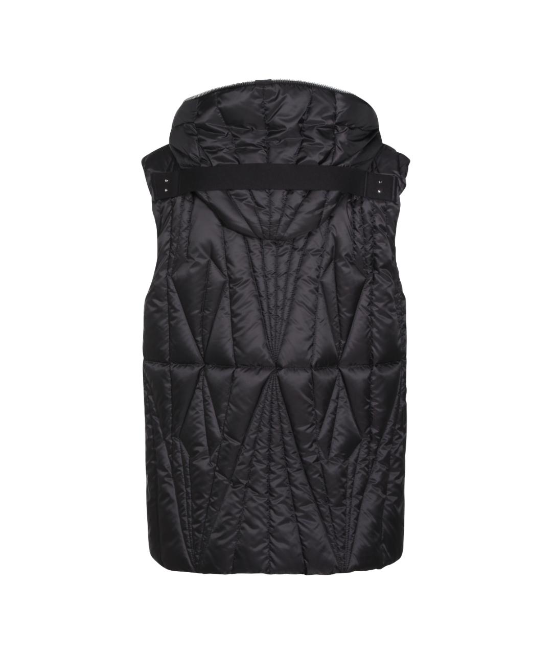 MONCLER Черный жилет, фото 2