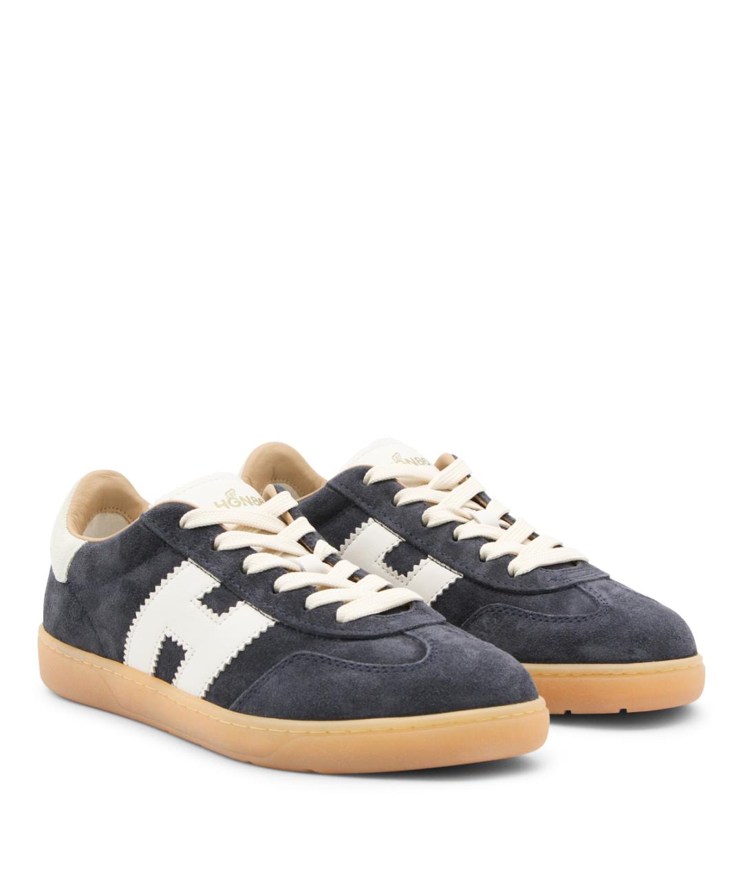 HOGAN Синие замшевые кроссовки, фото 2