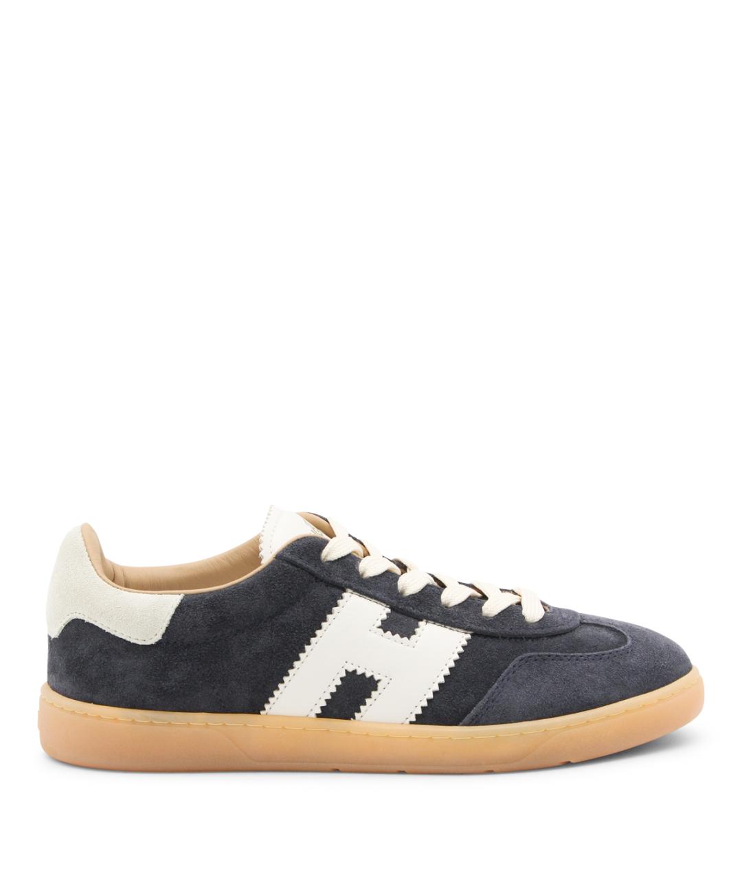 HOGAN Синие замшевые кроссовки, фото 1