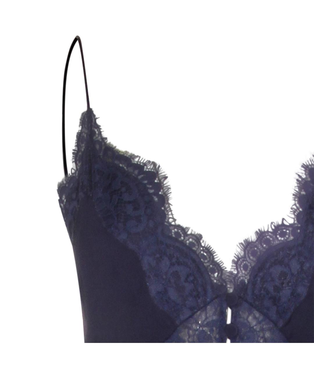 SELF-PORTRAIT Синее вечернее платье, фото 3