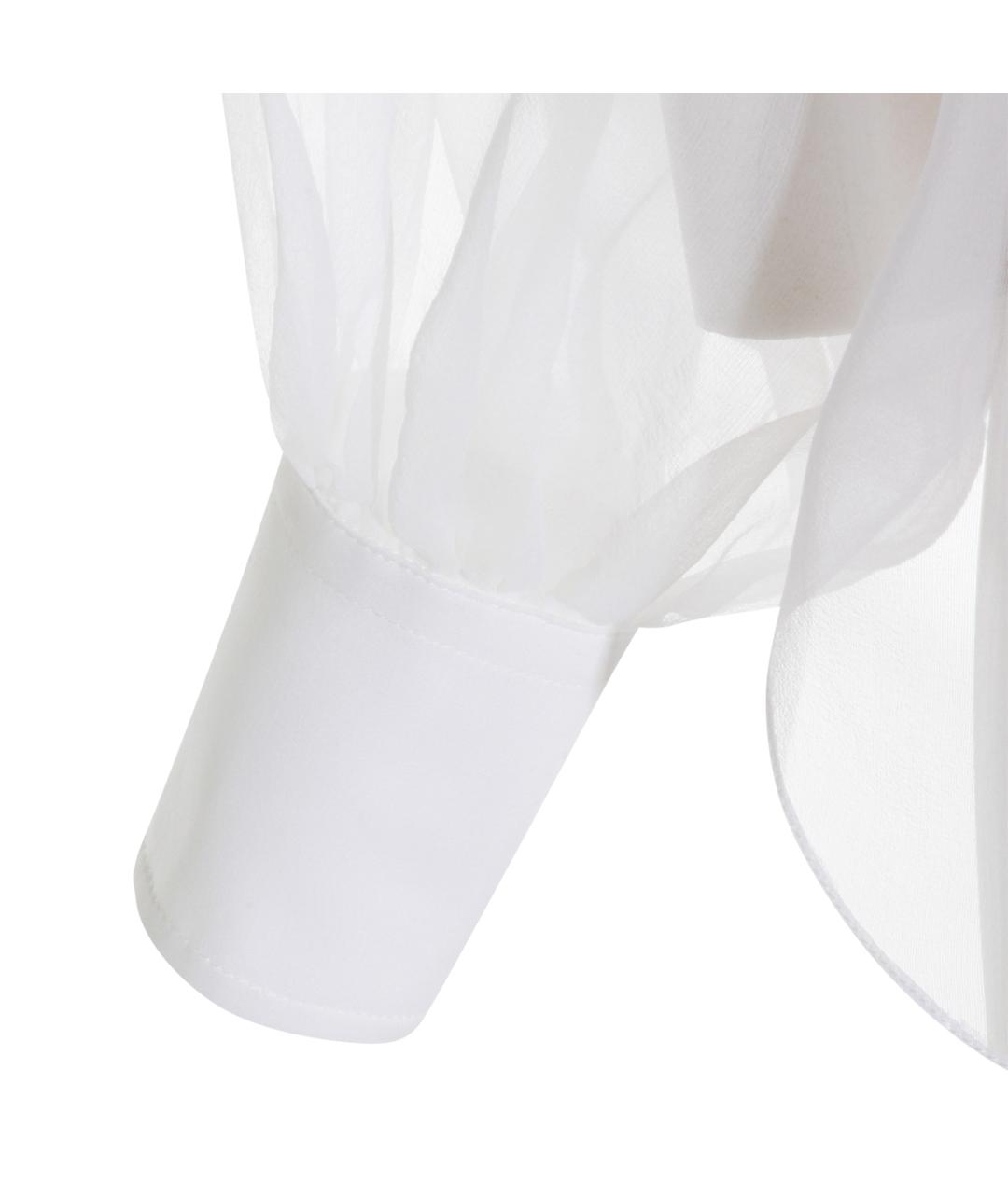 BRUNELLO CUCINELLI Белая шелковая рубашка, фото 3