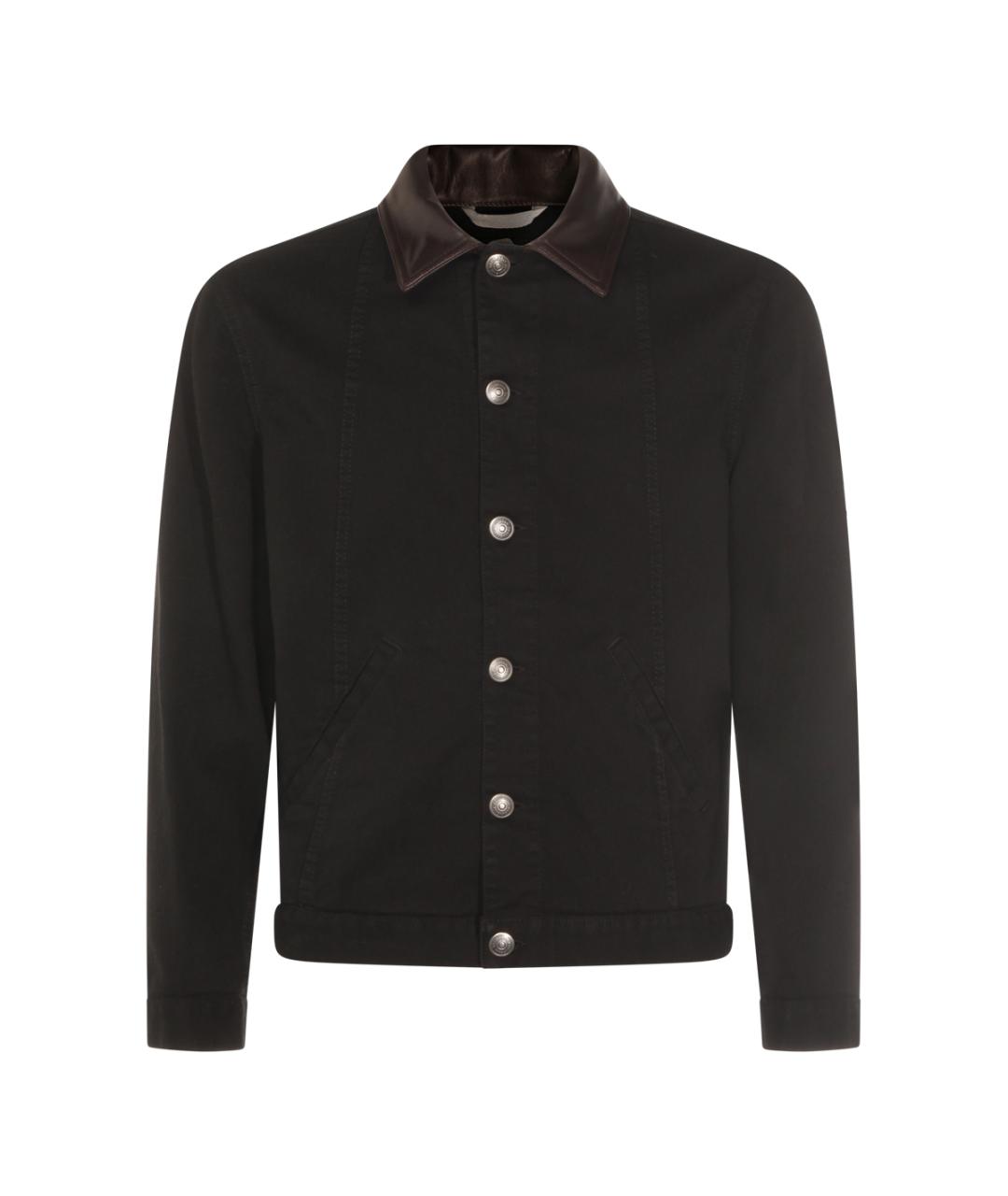 BRUNELLO CUCINELLI Черная хлопковая куртка, фото 1