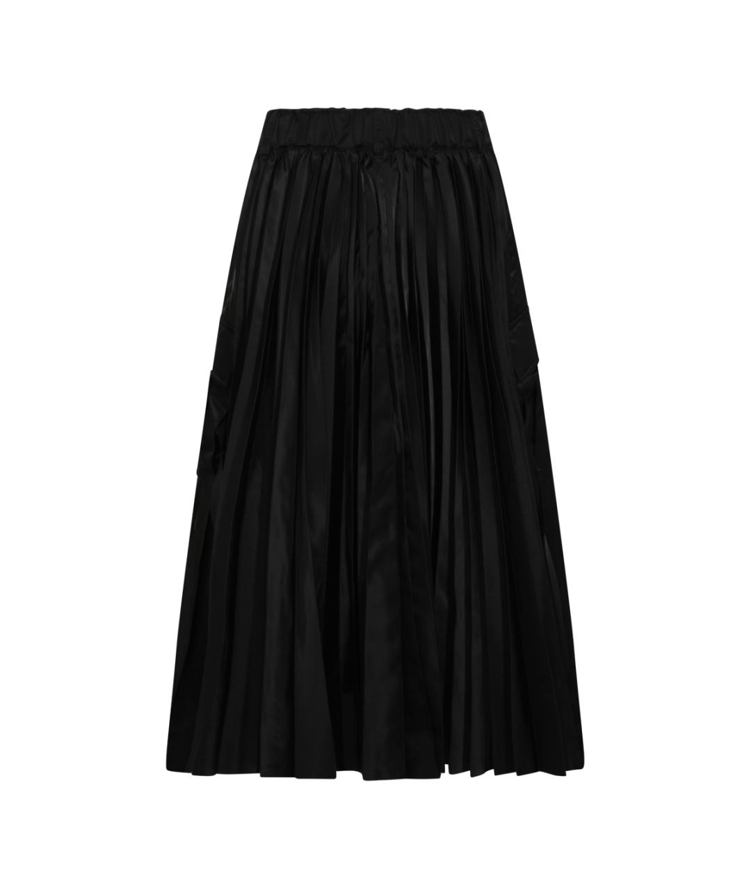 SACAI Черная юбка миди, фото 2