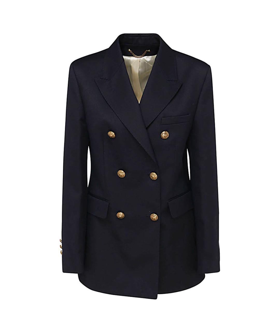 GOLDEN GOOSE DELUXE BRAND Темно-синий полиэстеровый жакет/пиджак, фото 1