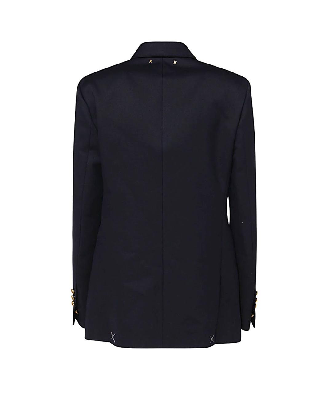 GOLDEN GOOSE DELUXE BRAND Темно-синий полиэстеровый жакет/пиджак, фото 2