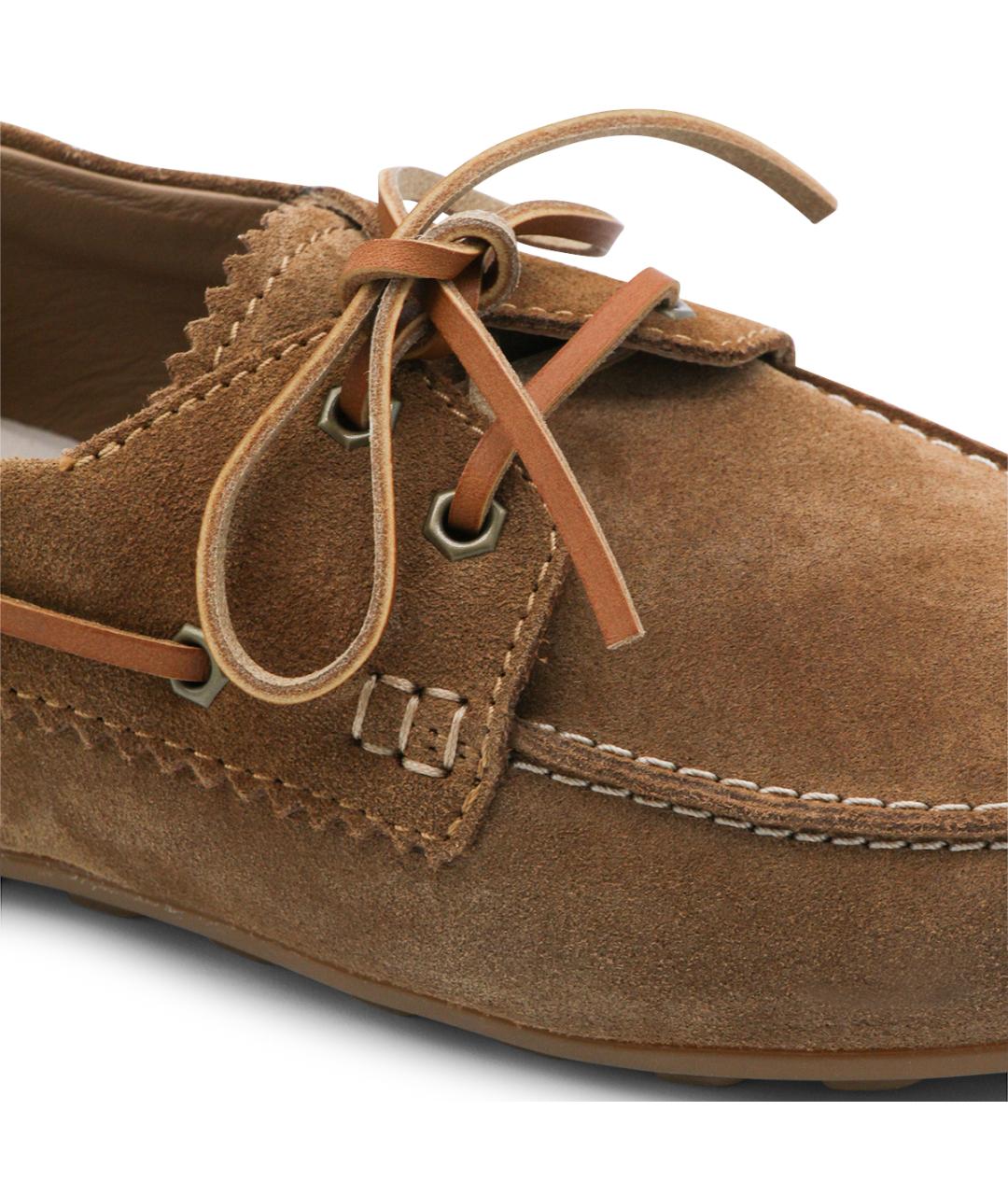 HOGAN Коричневые замшевые лоферы, фото 4