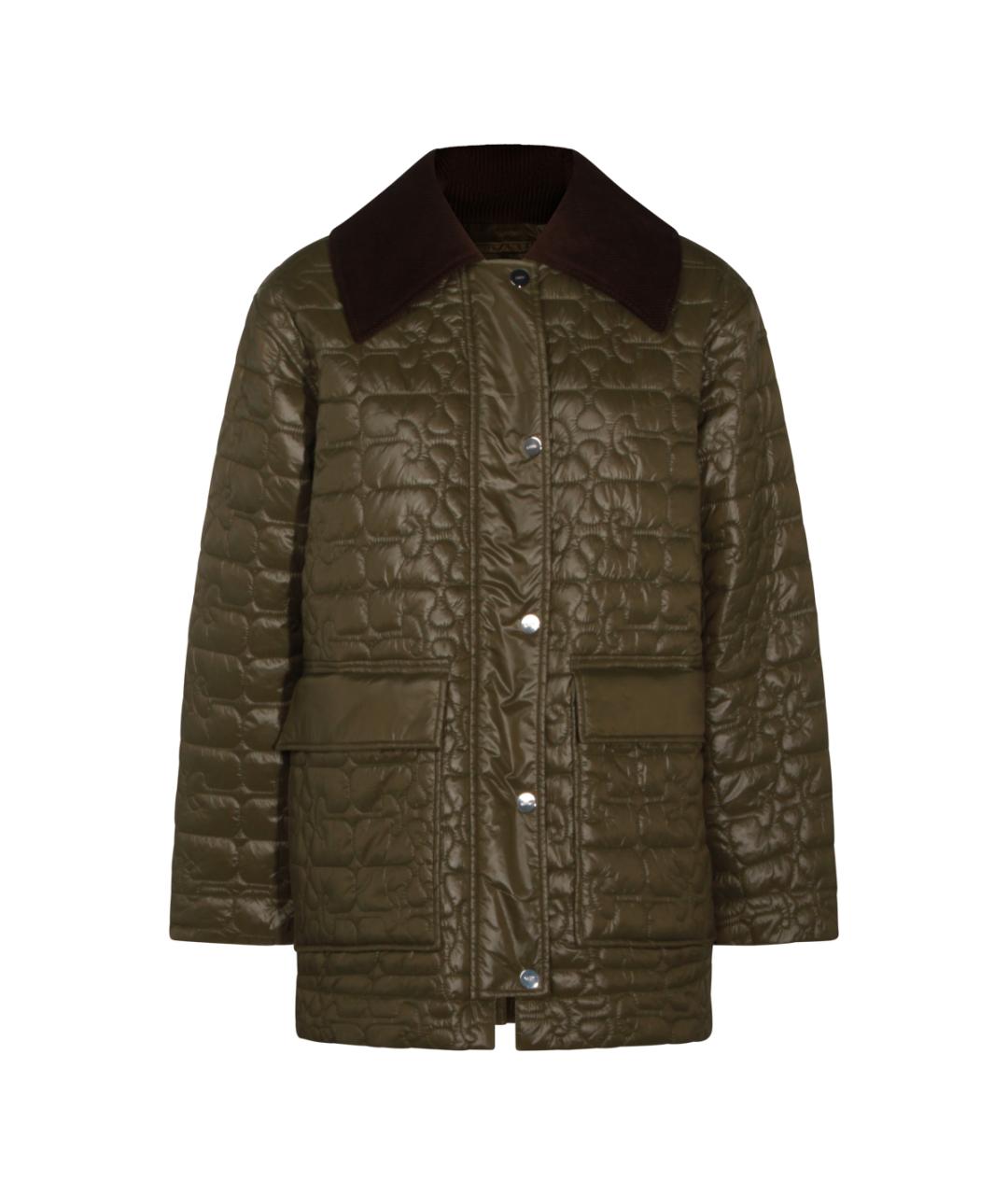 GANNI Зеленые пальто, фото 1