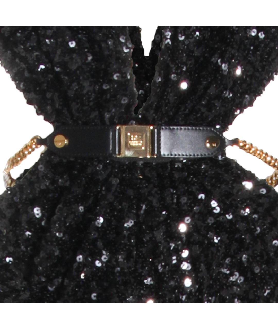 ELISABETTA FRANCHI Черное полиэстеровое вечернее платье, фото 3