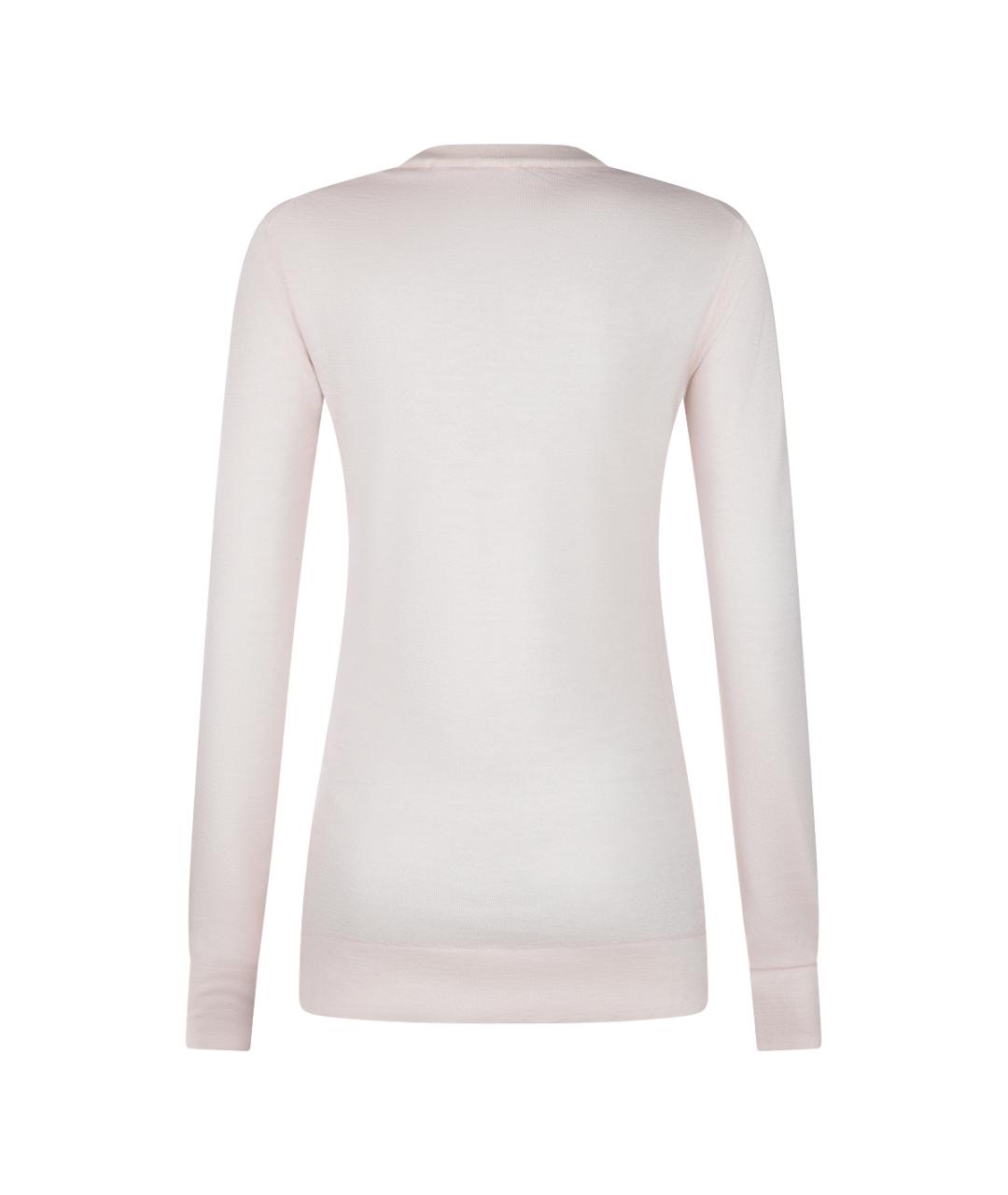 MALO Белый джемпер / свитер, фото 2