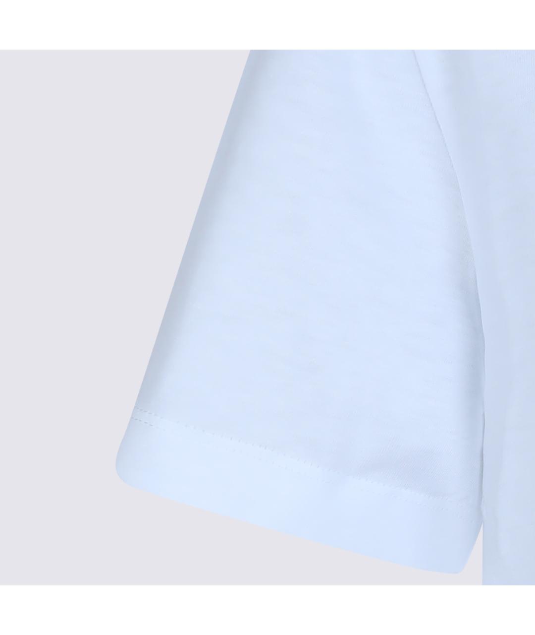 MARNI Белая хлопковая футболка, фото 4