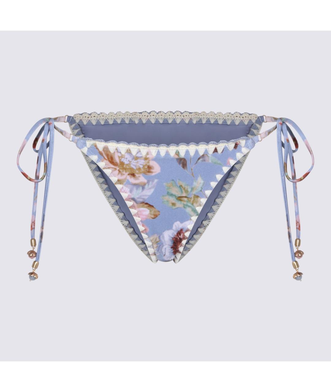 ZIMMERMANN Голубой синтетический купальник, фото 2