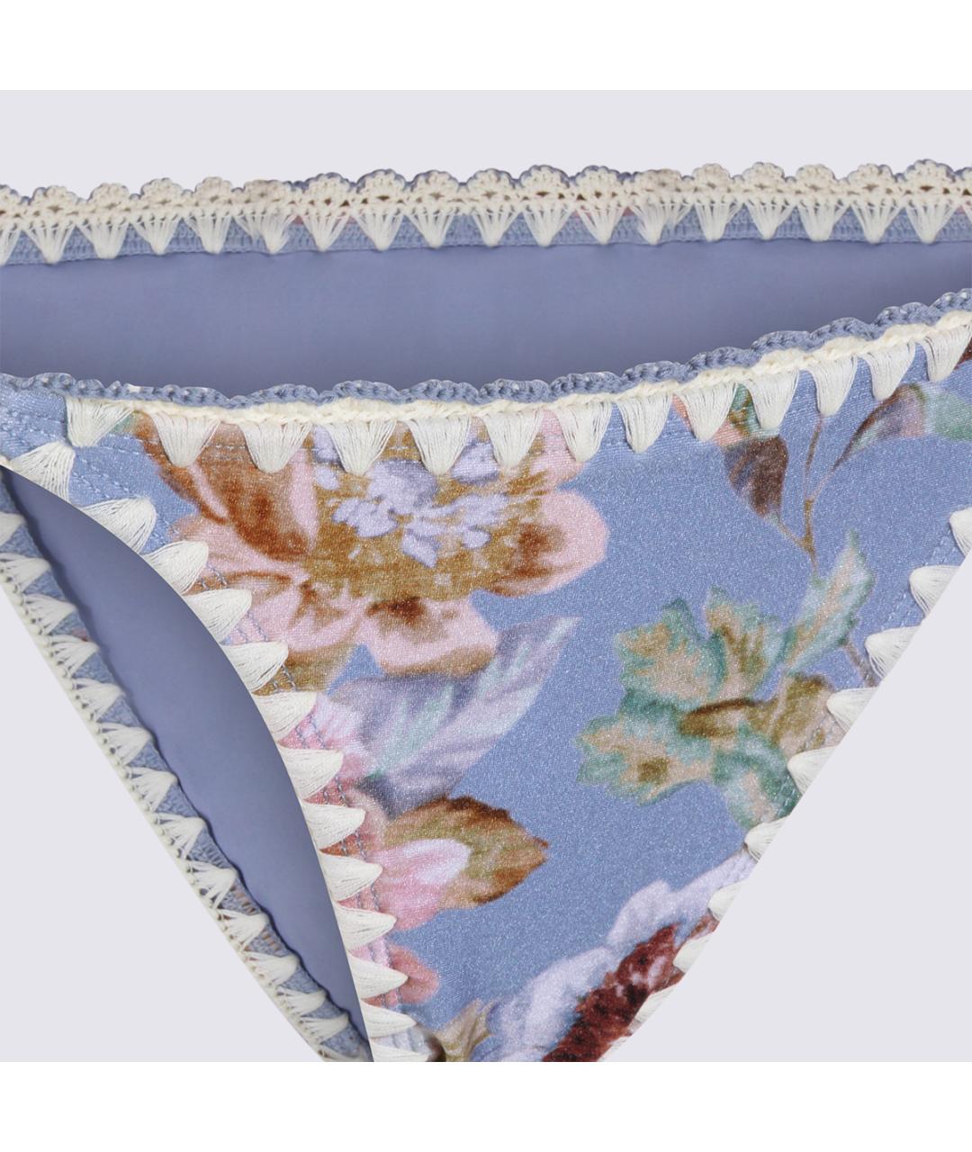 ZIMMERMANN Голубой синтетический купальник, фото 4