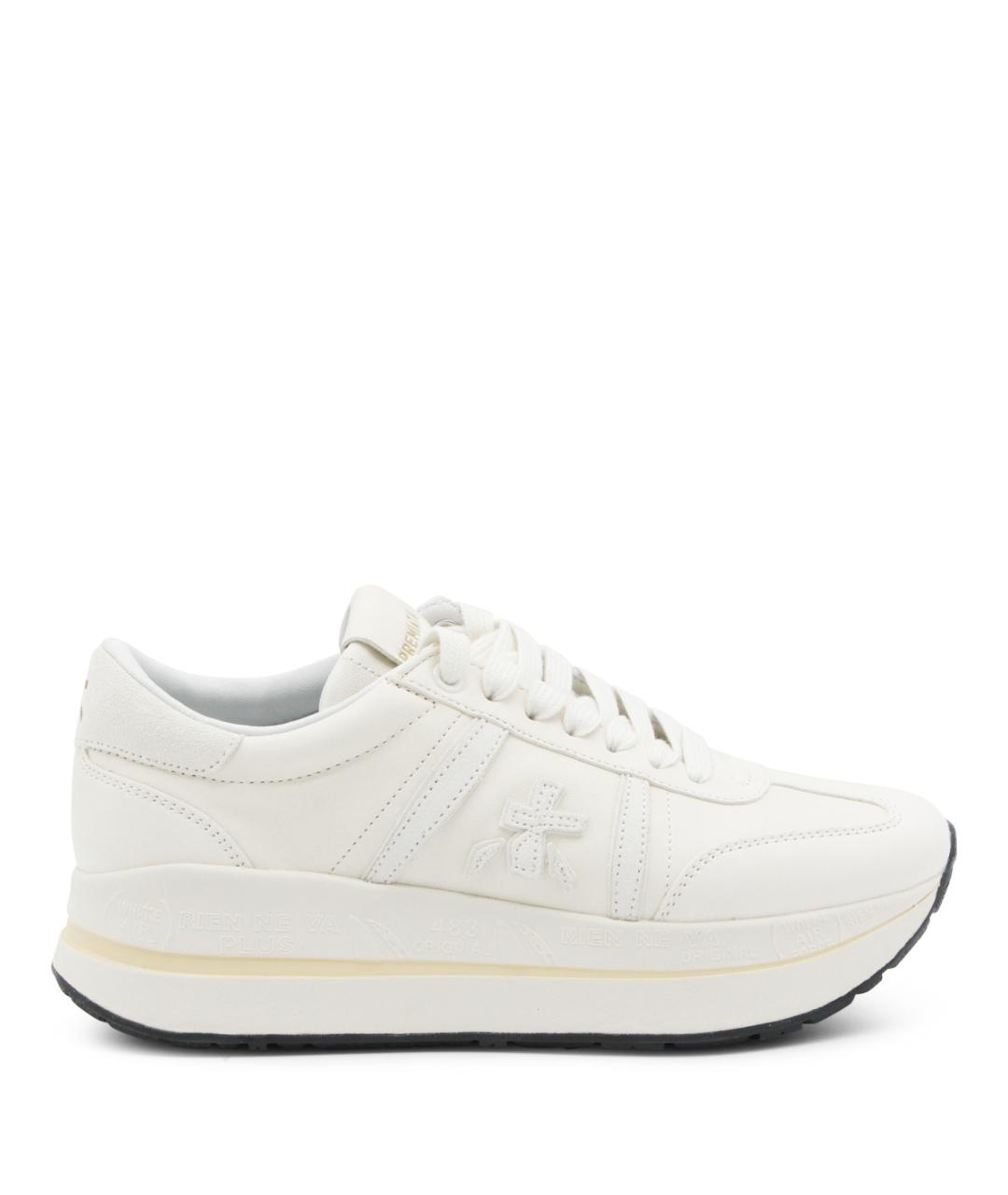 PREMIATA Белые кожаные кроссовки, фото 1