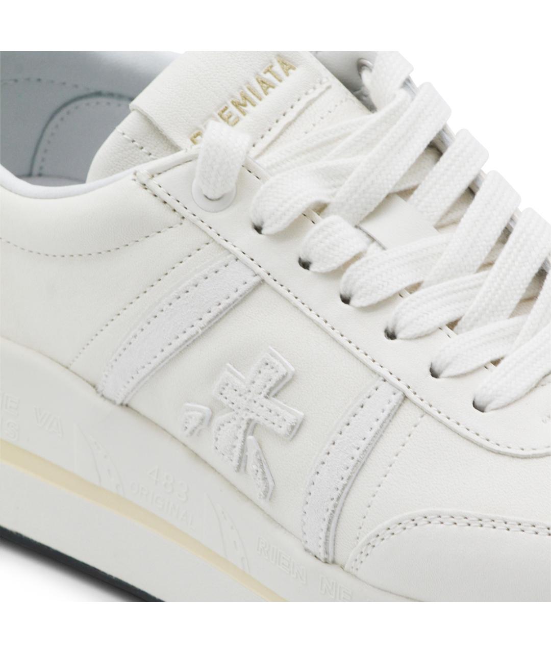 PREMIATA Белые кожаные кроссовки, фото 4