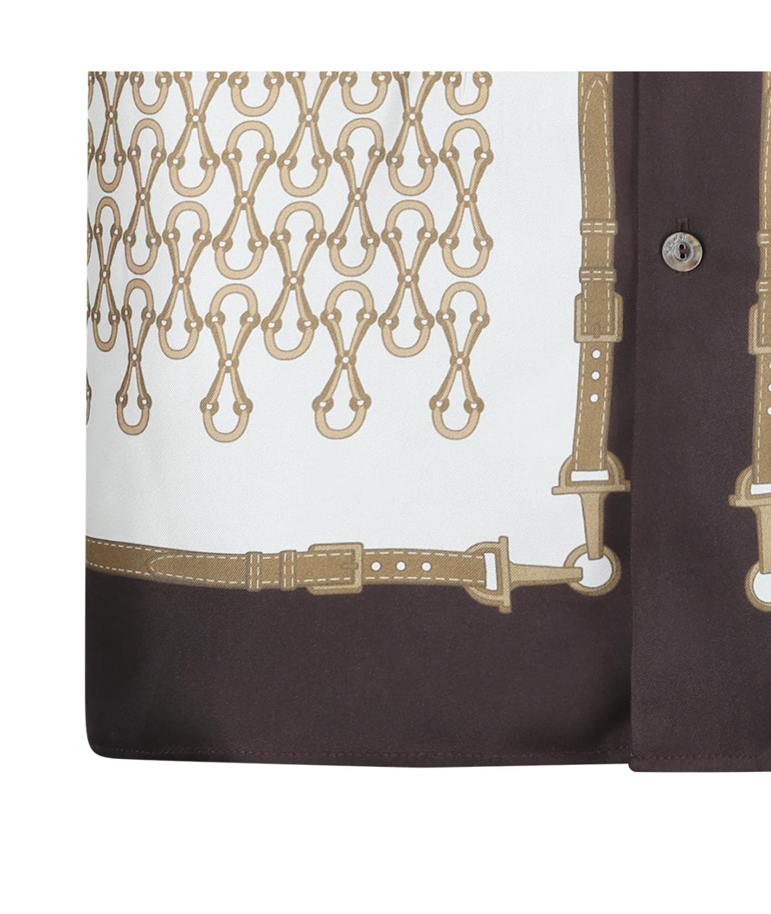 GUCCI Мульти шелковая кэжуал рубашка, фото 4