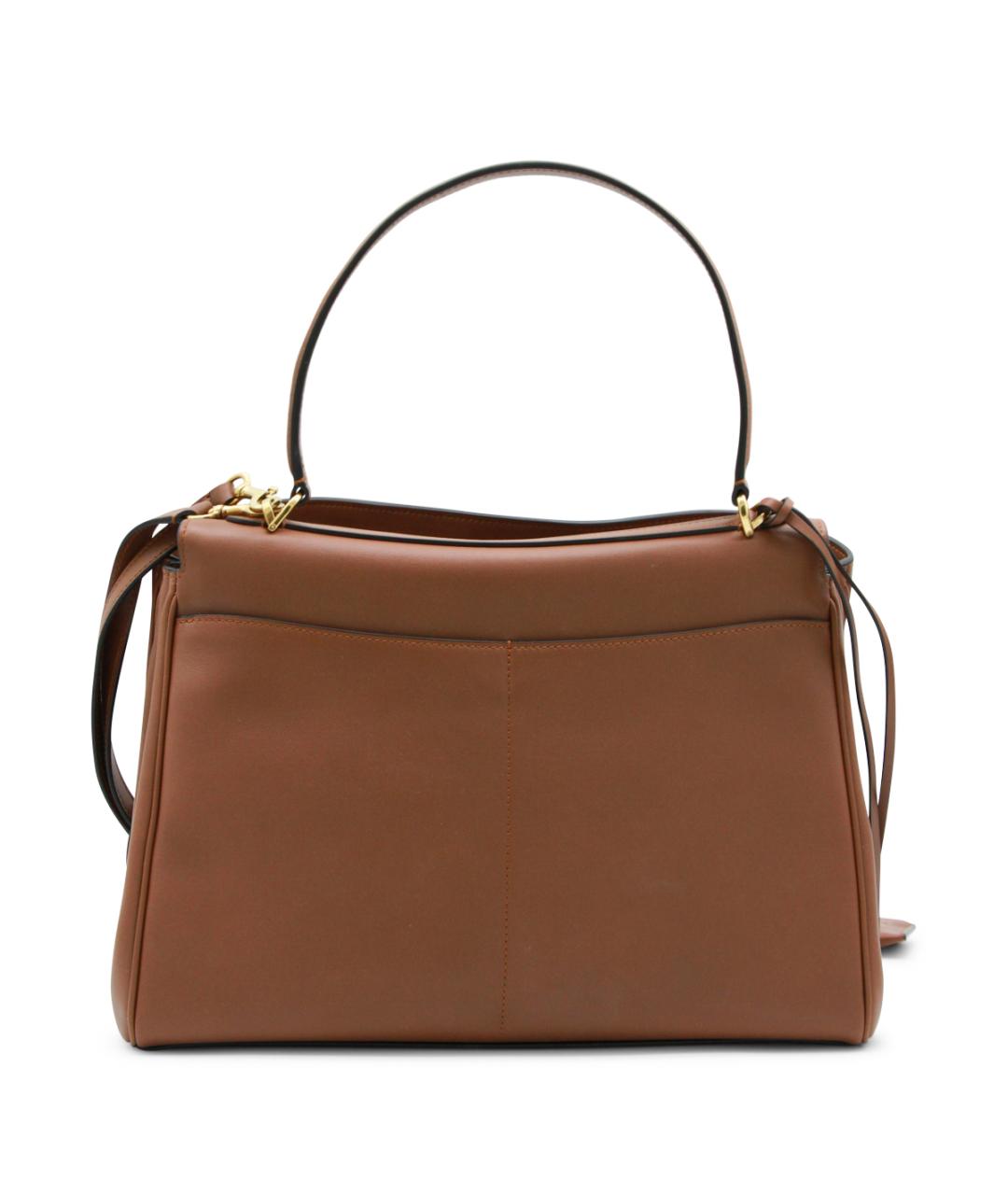 BALENCIAGA Коричневая кожаная сумка тоут, фото 3