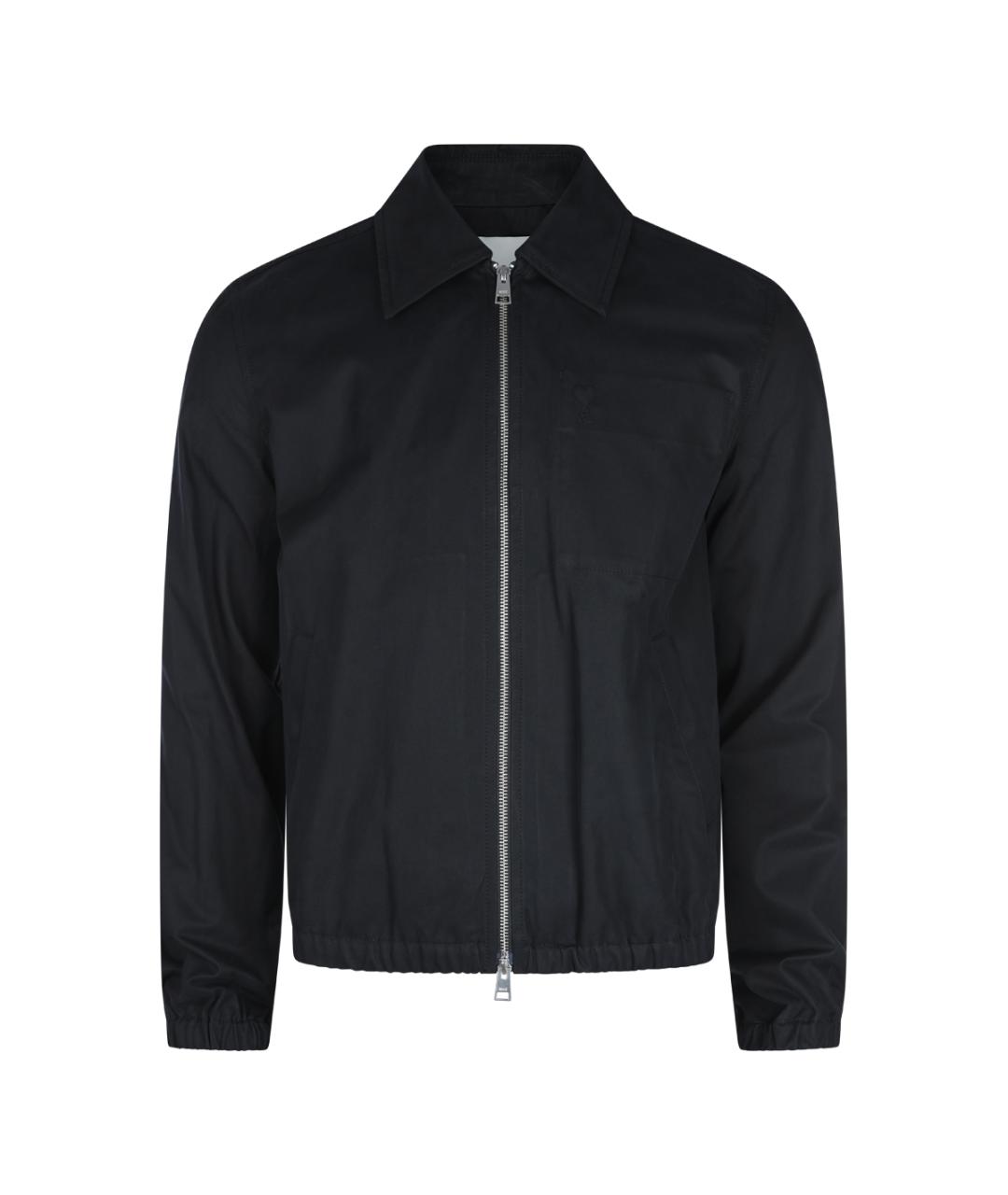 Ami Paris Черная хлопковая куртка, фото 1