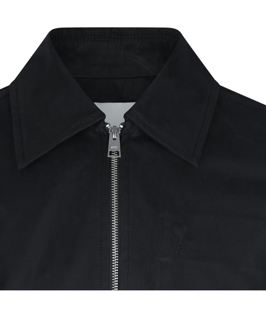 Ami Paris Черная хлопковая куртка, фото 3