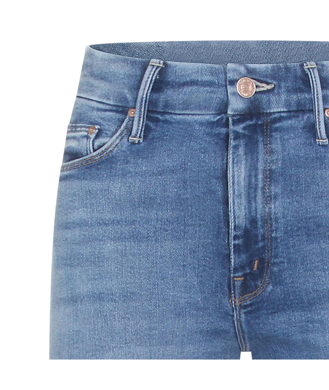 MOTHER Синие хлопковые джинсы клеш, фото 3