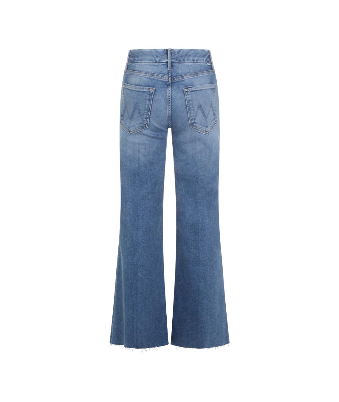 MOTHER Синие хлопковые джинсы клеш, фото 2