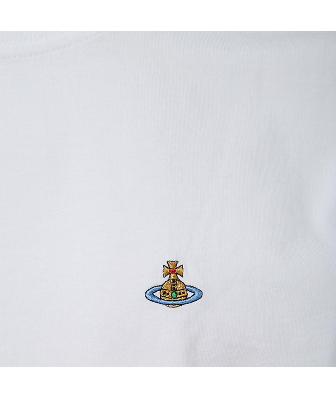 VIVIENNE WESTWOOD Белая хлопковая футболка, фото 4