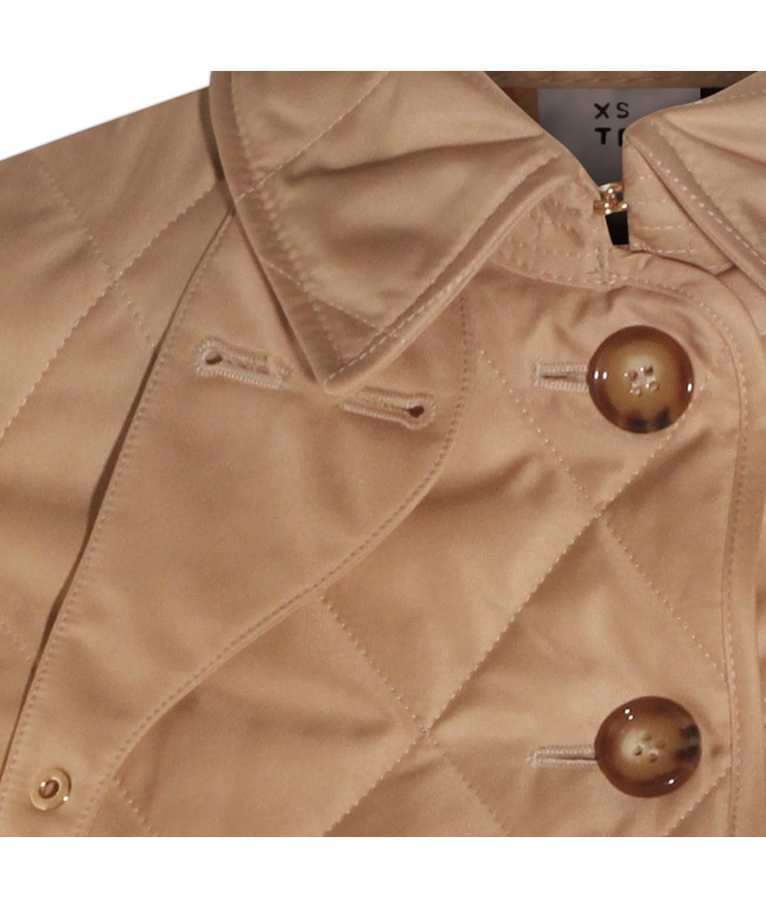 BURBERRY Бежевая полиэстеровая куртка, фото 4