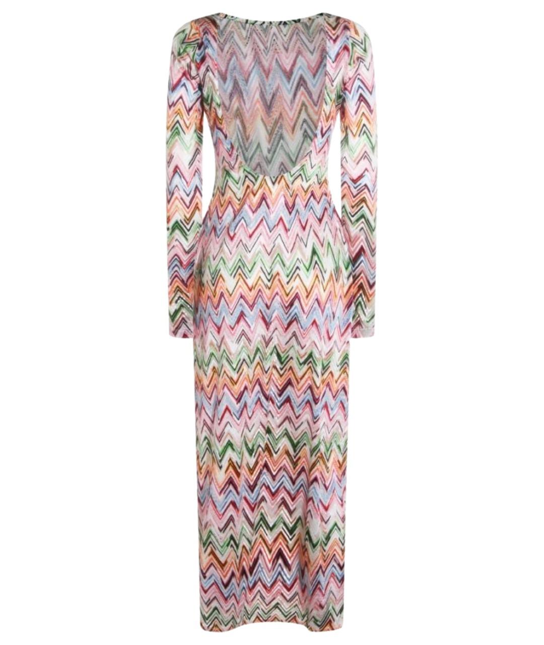 MISSONI Мульти вискозное платье, фото 2