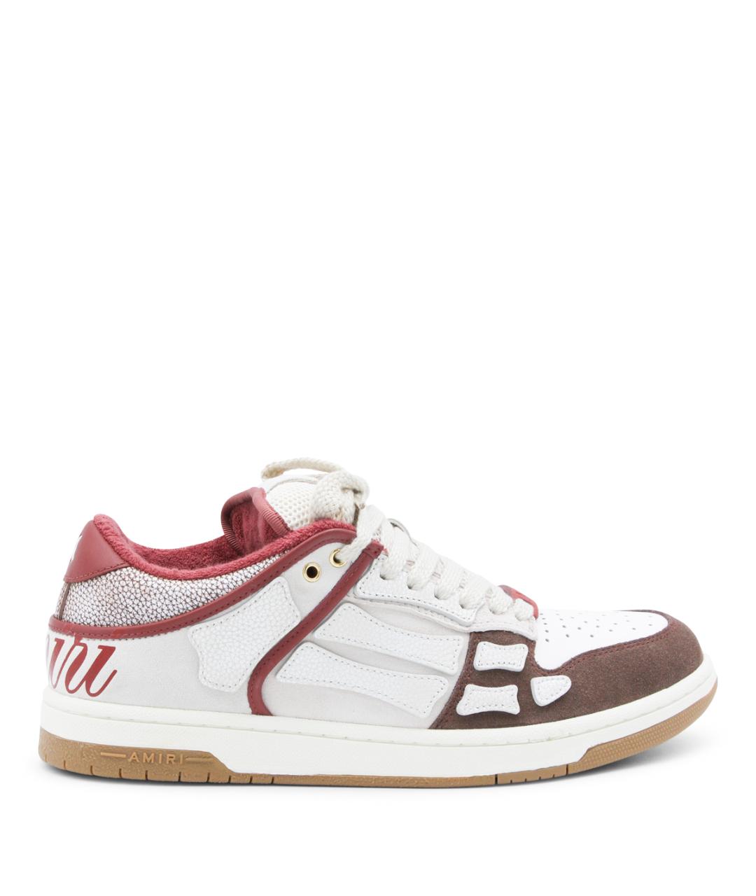 AMIRI Мульти кожаные низкие кроссовки / кеды, фото 1