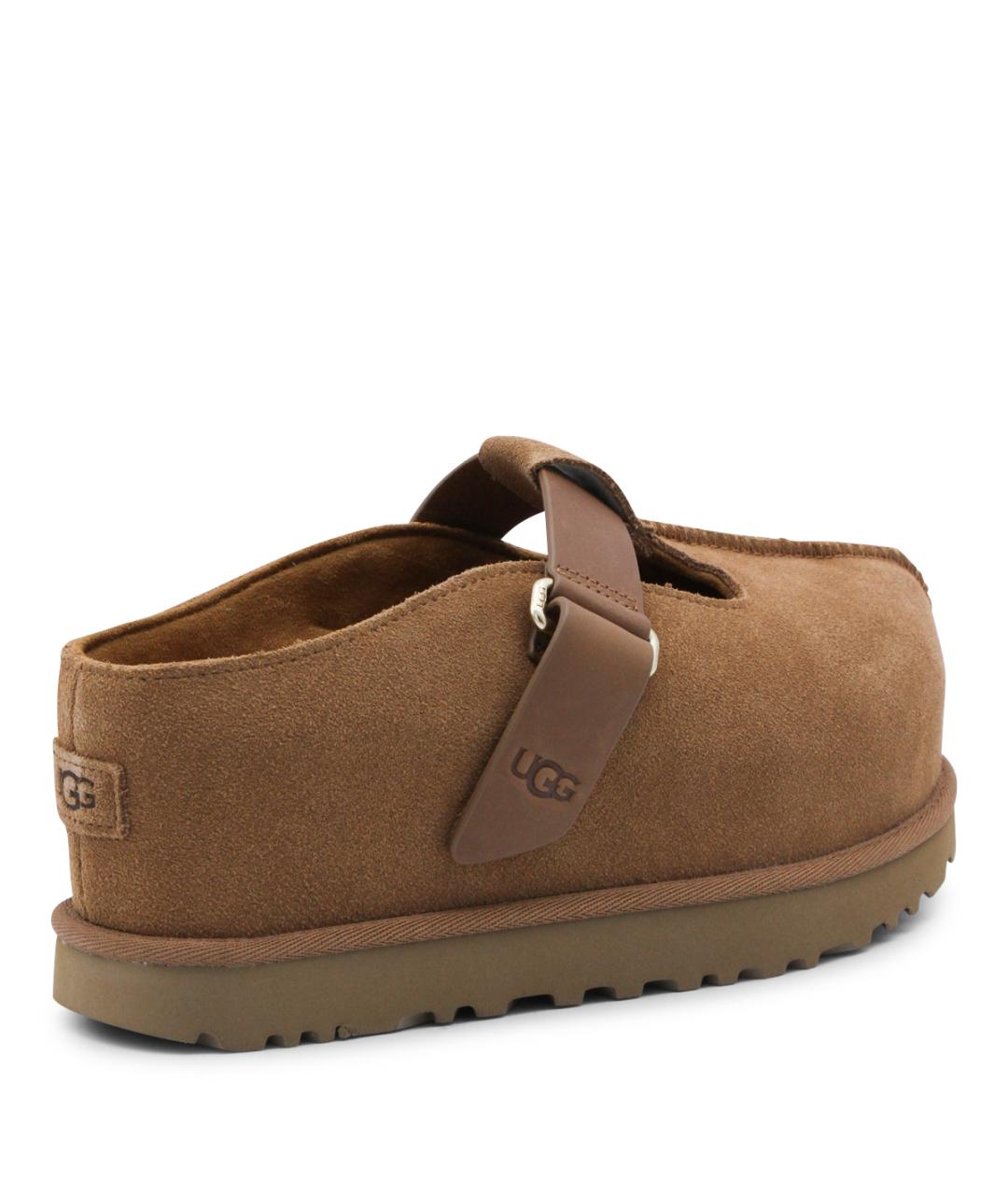 UGG AUSTRALIA Коричневые замшевые босоножки, фото 3